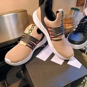 adidas Tan and Black Sneakers